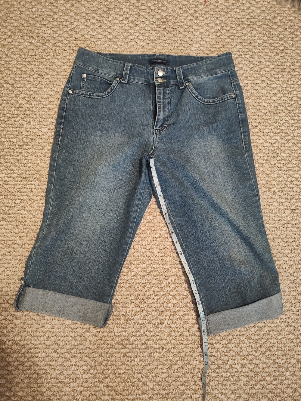 Classic Cropped Jeans - Medium Blue